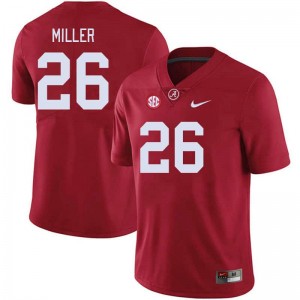 Original #26 Jam Miller Crimson Tide Crimson Men Stitched Football Jersey - NCAA Compliant & Fan-Approved 29587824
