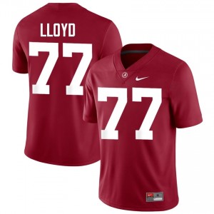 Alabama Jackson Lloyd Men Crimson #77 College Football Jersey - Game Day Ready Performance Fit 55467344