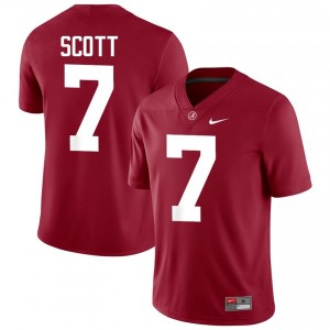 Alabama Rico Scott Men Crimson #7 NCAA Football Jersey - Game Day Ready Performance Fit 64853144