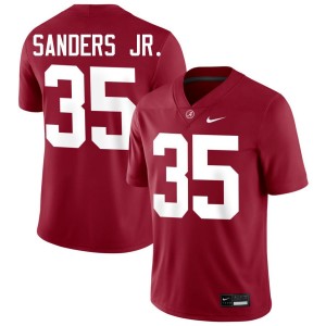 Abduall Sanders Jr. Bama #35 Crimson Men Football Embroidery Jersey - Authentic Player Edition 64895073