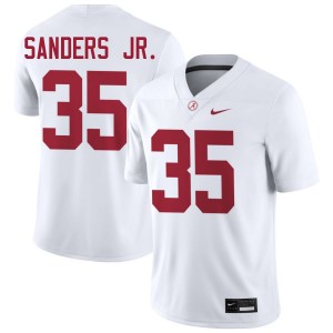 Original #35 Abduall Sanders Jr. Crimson Tide White Men Stitched Football Jersey - NCAA Compliant & Fan-Approved 98297505
