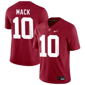 Austin Mack Bama #10 Crimson Men Football Embroidery Jersey - Authentic Player Edition 32103656