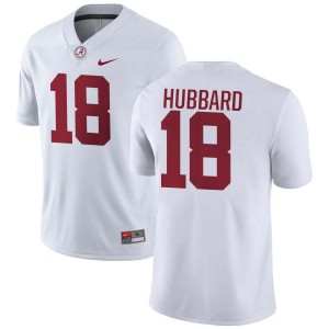 Original #18 Bray Hubbard Crimson Tide White Men Stitched Football Jersey - NCAA Compliant & Fan-Approved 85685111