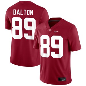 Brody Dalton Bama #89 Crimson Men Football Embroidery Jersey - Authentic Player Edition 48358055
