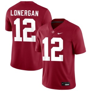 Exquisitely Embroidered Alabama Crimson Tide #12 Dylan Lonergan Crimson Men Authentic Football Jersey - NCAA Licensed & Trusted 94763354