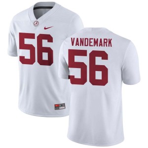Exquisitely Embroidered Alabama Crimson Tide #56 Geno VanDeMark Crimson Men Authentic Football Jersey - NCAA Licensed & Trusted 15947294