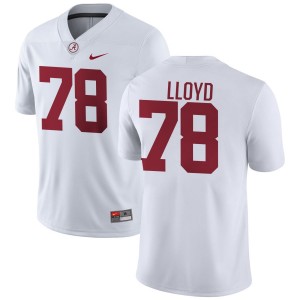 Alabama Jackson Lloyd Men White #78 NCAA Football Jersey - Game Day Ready Performance Fit 10310445