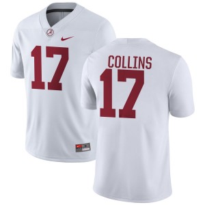 Alabama Kelby Collins Men White #17 NCAA Football Jersey - Game Day Ready Performance Fit 41469942