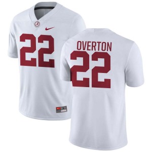 Alabama LT Overton Men White #22 NCAA Football Jersey - Game Day Ready Performance Fit 38987872
