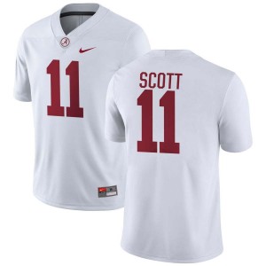 Original #11 Rico Scott Crimson Tide White Men Stitched Football Jersey - NCAA Compliant & Fan-Approved 22587566