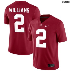 Original #2 Ryan Williams Crimson Tide Crimson Youth Stitched Football Jersey - NCAA Compliant & Fan-Approved 28976793