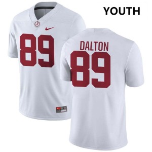 Original #89 Brody Dalton Crimson Tide White Youth Stitched Football Jersey - NCAA Compliant & Fan-Approved 69509578