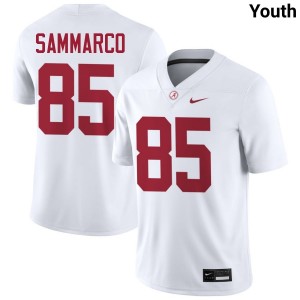 Original #85 Jack Sammarco Crimson Tide White Youth Stitched Football Jersey - NCAA Compliant & Fan-Approved 52694846